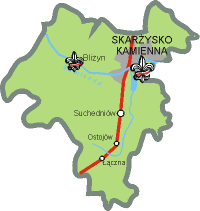 Powiat skarżyski - terytorium naszego działania